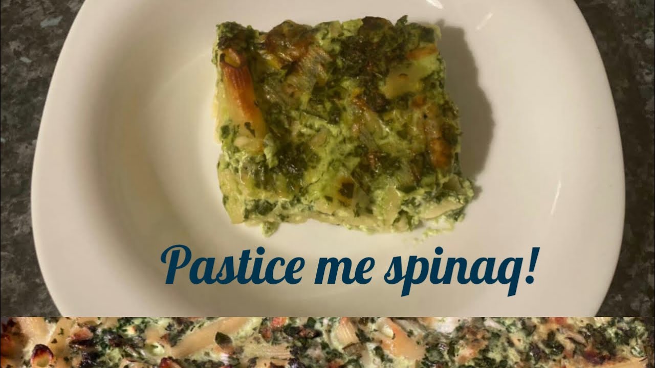 Spinach pastitsio/Pastice me spinaq!