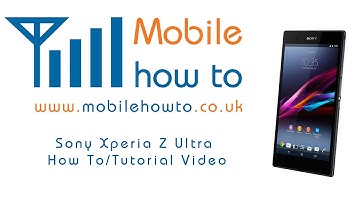 How To Manage Wireless Interrnet Connections - Sony Xperia Z Ultra