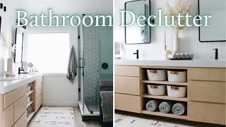 Declutter my bathroom with me!!!