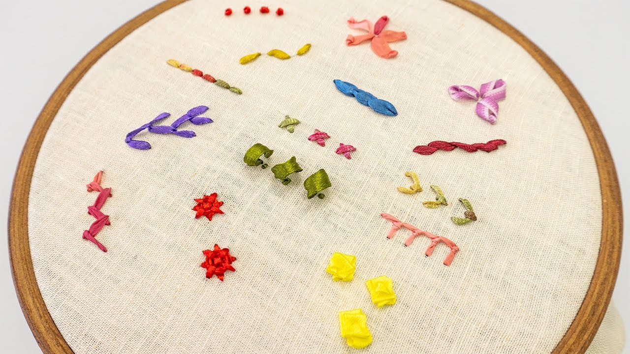 Top 15 Ribbon Embroidery Stitches Every Beginner Should Learn Youtube