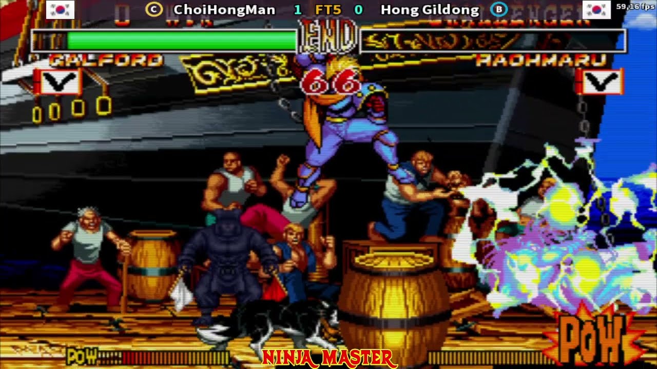 ChoiHongMan 🆚 Gildong - Samurai Shodown II / Shin Samurai Spirits - Haohmaru jigokuhen - FT.5