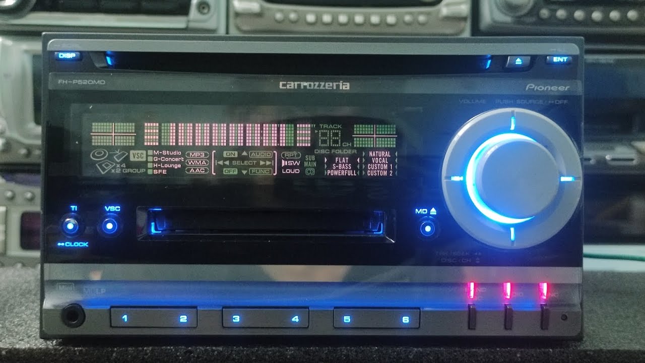 PIONEER ( carrozzeria FH - P520MD ) - YouTube
