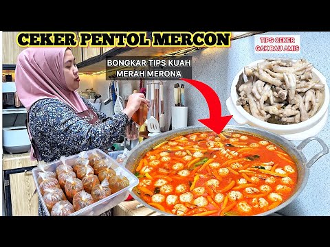 Resep Bakso Ceker Kuah Pedas