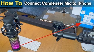 How to connect HyperX QuadCast S or other Condenser Mics to an iPhone