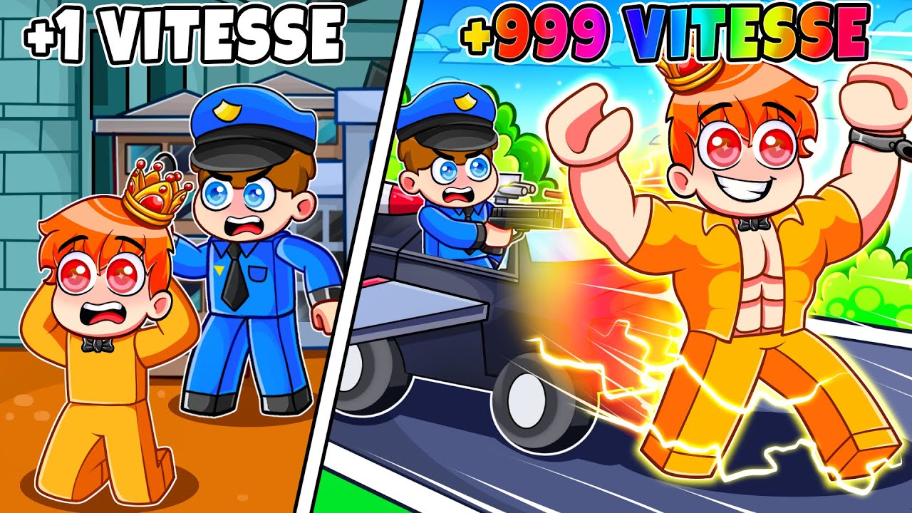 Ich werde SCHNELLER um aus dem GEFÄNGNISS zu ENTKOMMEN in Roblox Prison Escape!