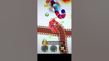 🐛🔥Title:Epic Worms Zone.io Gameplay#15 – Giant Snake Survival Challenge! #2025 #সাপ খেলা
