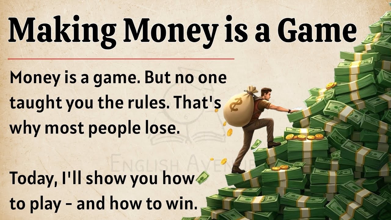 Making Money Is a Game   Learn How to Win 🔥    Graded Reader    Improve Your English Skills ✅