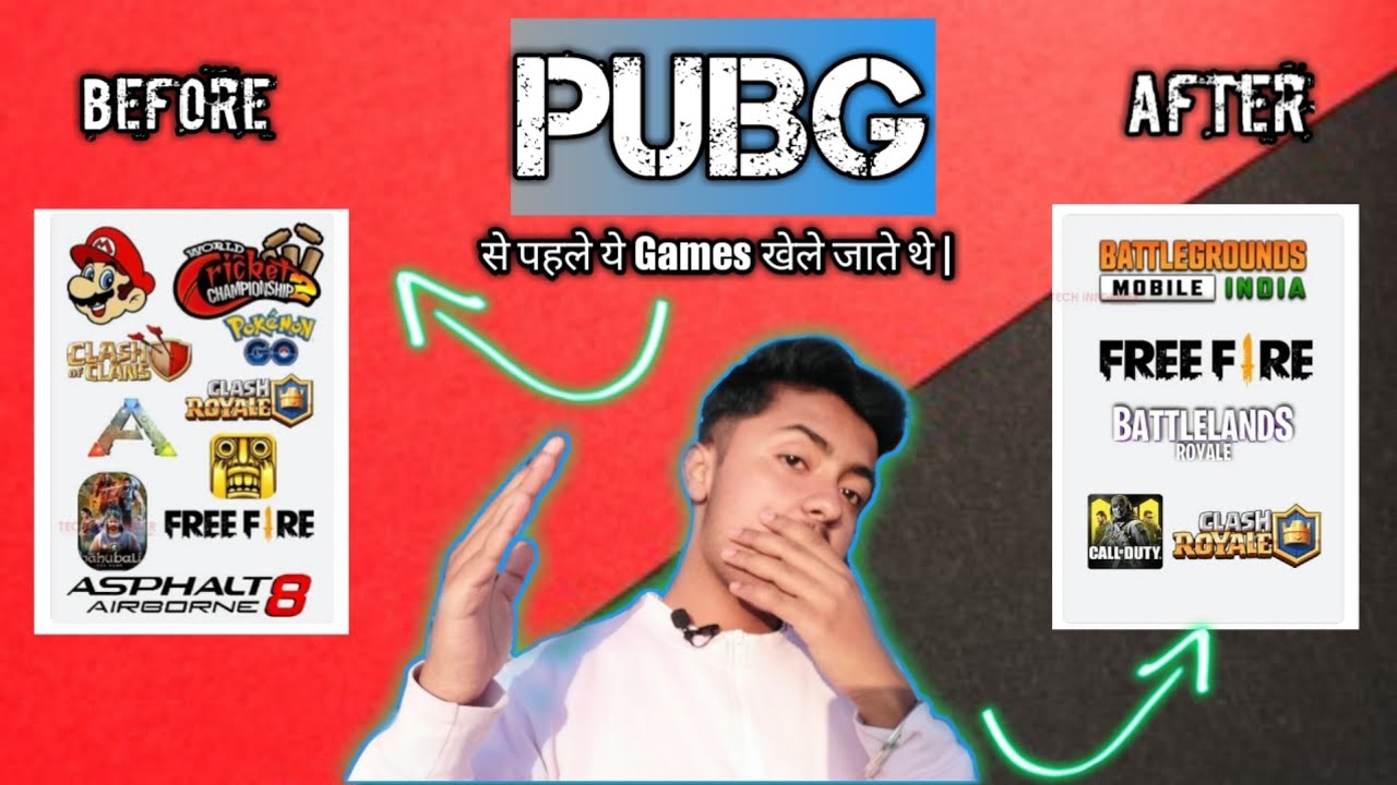 Most Played Games Before & After [ PUBG ] | Free Played Games | जल्दी देखो | 🔥🔥🔥...| Tech Shivam