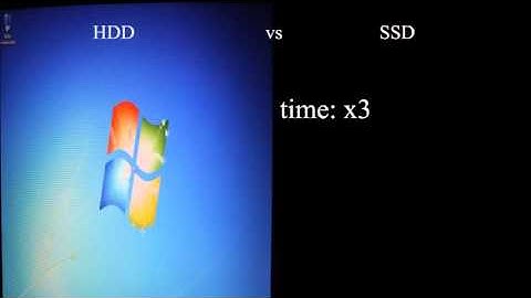 Windows Boot speed  SSD vs HDD startup