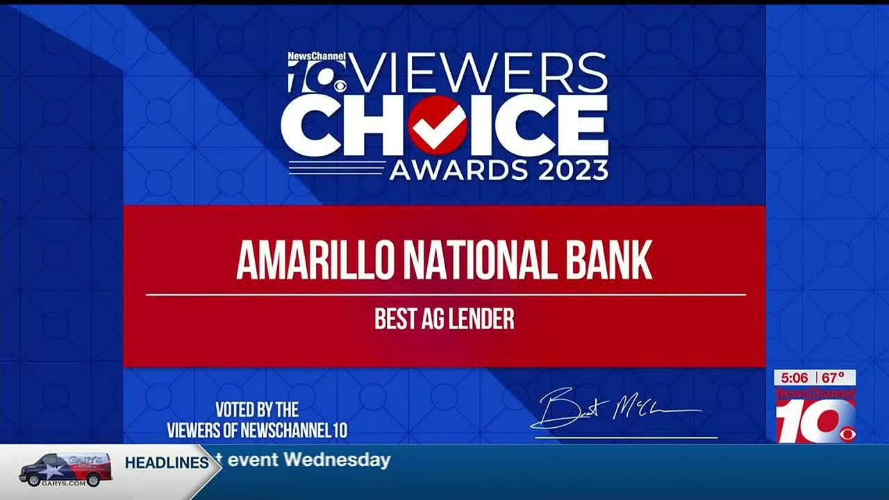 VIEWERS CHOICE AWARDS Amarillo National Bank wins Best Ag Lender YouTube