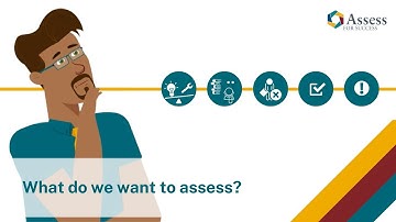 What do we want to assess?