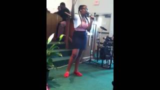 Video thumbnail of "DeDrinique Singing Take Me To The King At Her Brother's Funeral"