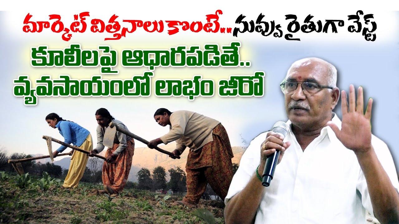 మార్కెట్ విత్తనాలు కొంటే..నువ్వు రైతుగా వేస్ట్||కూలీలపై ఆధారపడితే.వ్యవసాయంలో లాభం ZERO||dharti Farms