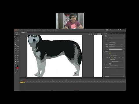 Tutor Dhvanay Animate CC How to trace bitmap in animate cc