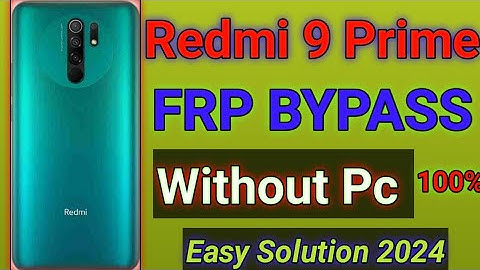 Redmi 9 Prime Frp Bypass 2023 || Unlock Without Pc || Google Account bypass || New Trick 2023