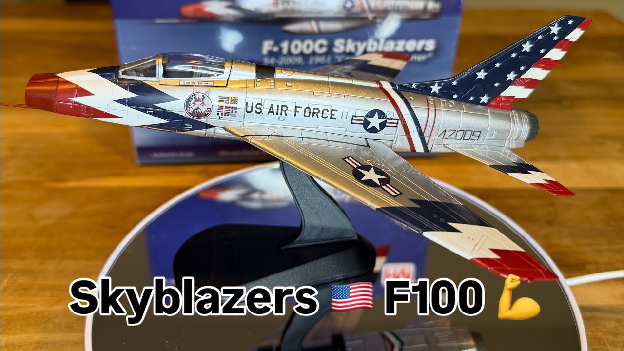 Hobby Master HA2109 F-100 Super Sabre Skyblazers 1961 | 1:72