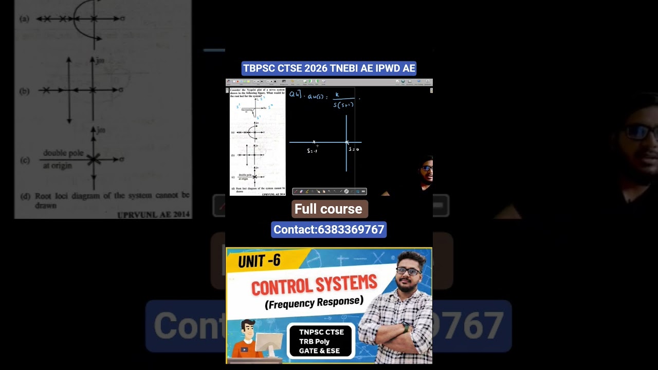 TNPSC CTSE 2026 - Frequency Response # 4#Shorts # gate #tnpscctse #tnpscae#tnebae
