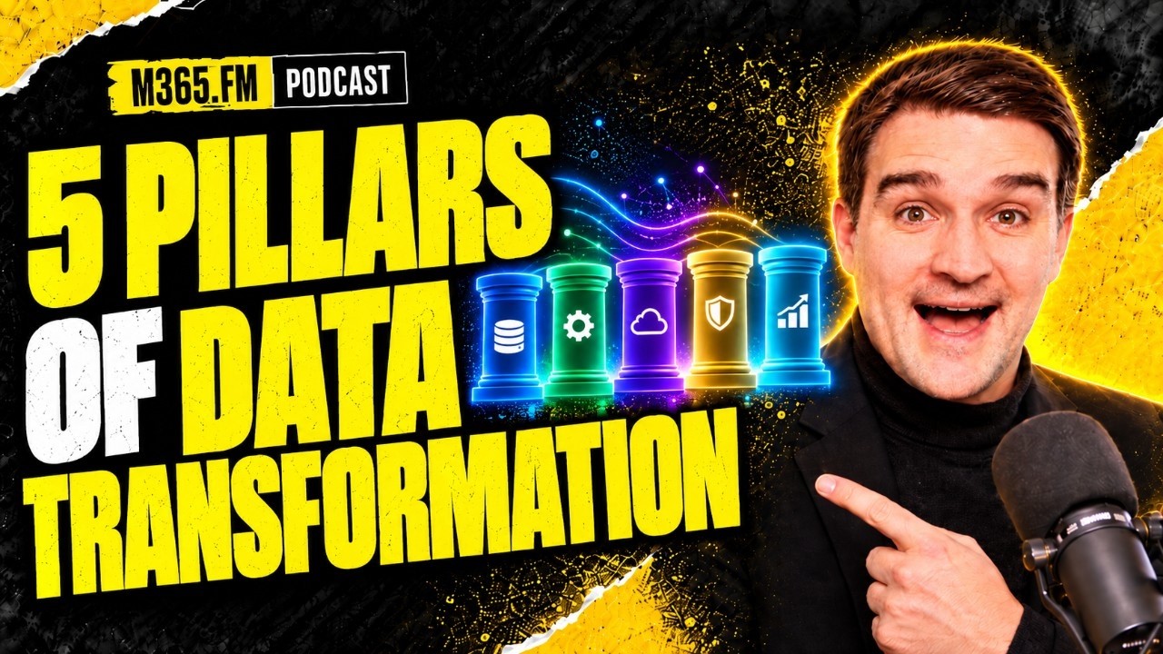 The 5 Pillars of Data Transformation - Simply Explained