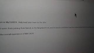 NBA 2k20 Patch 8 Notes