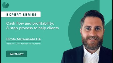 Cash flow and profitability: 3-step process to help clients