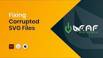 Fixing Corrupted and Distorted SVG Logo Files with Adobe Illustrator (Legacy)