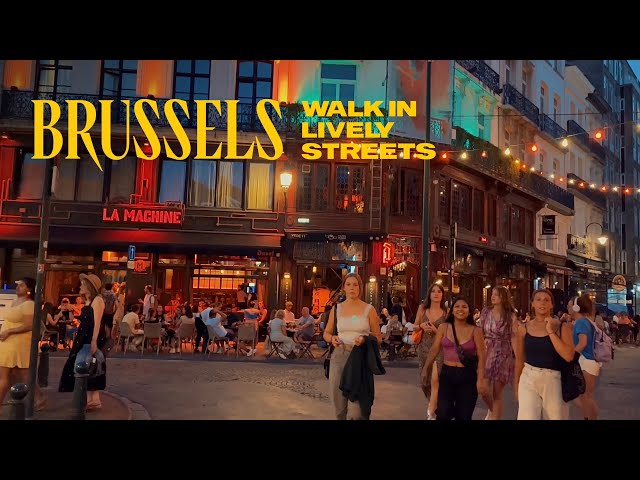 Unmissable Streets of Brussels, Belgium Walking Tour - 4K class=