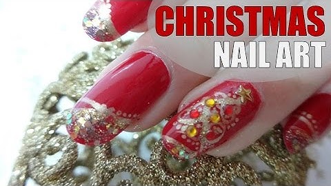 Christmas Nail art | Christmas Tree