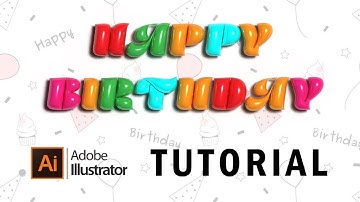 Create a Balloon Text Effect in Adobe Illustrator Tutorial by Shuayb Ali Khan | Tirmon