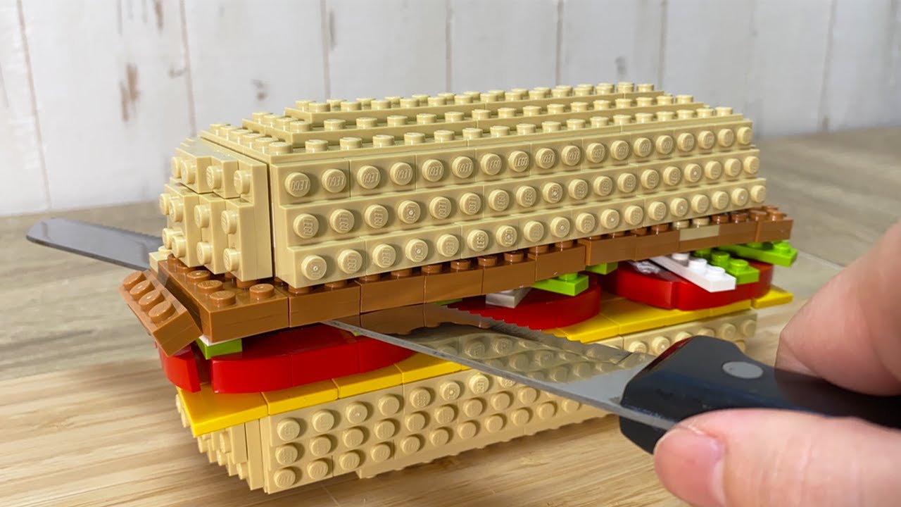 Lego Sandwich Lego In Real Life Stop Motion Cooking Asmr Youtube