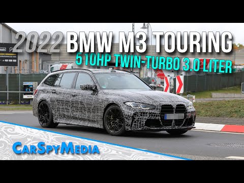 2022 BMW M3 Touring 503HP Twin-Turbo 3.0-Liter Prototype Spied Public Road Testing At Nürburgring