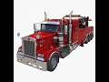 Kenworth W900 wrecker truck setup demo 2