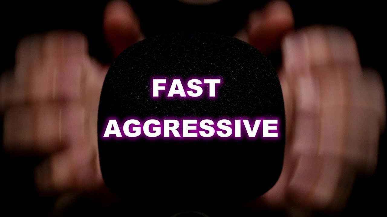 ASMR FAST AGGRESSIVE Mic Scratching 1HOUR | No Talking for sleep, study ...