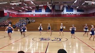 Westfield Wolves Poms performance at CMS Cheer Competition