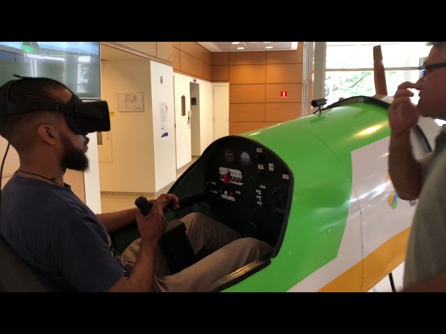 Simulador de Avião + Realidade Virtual @ e-dublinXP 2019