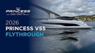 2026 New PRINCESS V55 flythrough (V55120) * FOR SALE