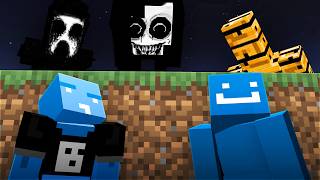 Minecraft, But Everything Below Us Is Horrifying…