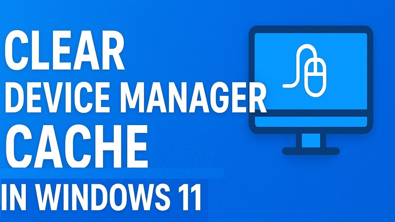 Clear Device Manager Cache in Windows 11|| Fix Driver Issues & Hidden ...