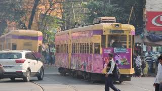 Tram In The Street Of Kolkata