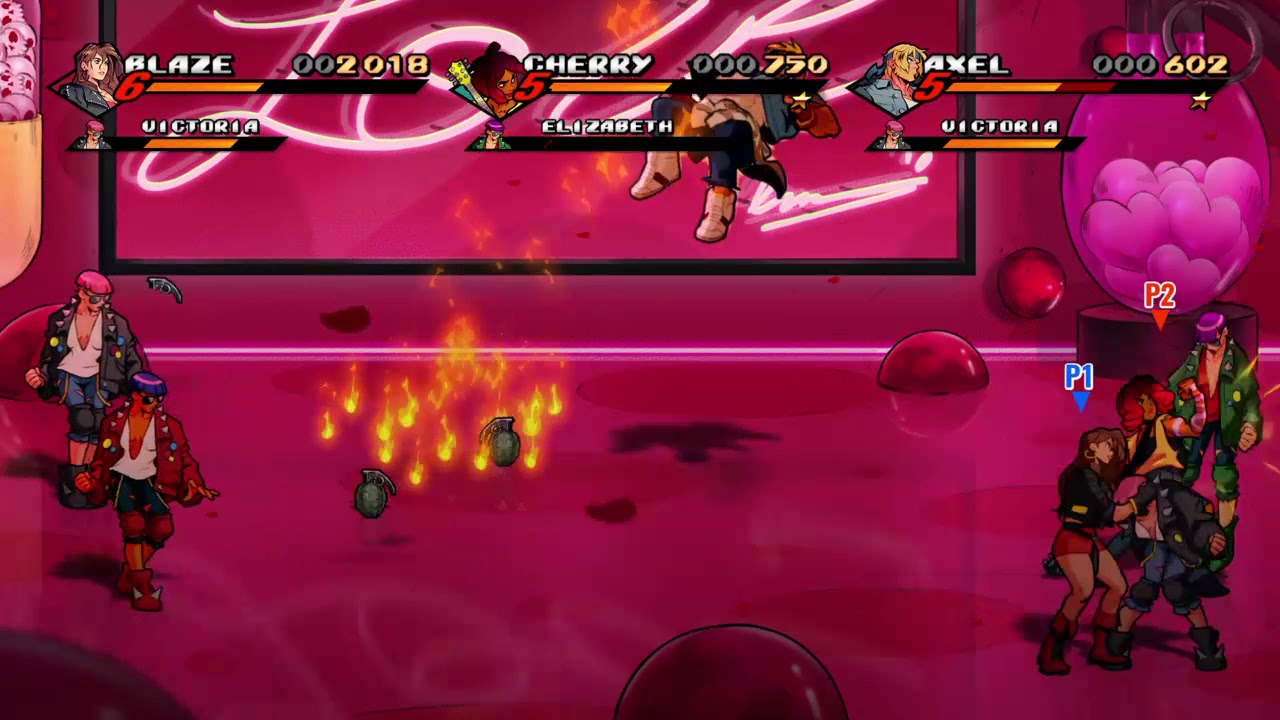 Streets of rage 4  Boys Playthough Part 2 (easy) 2 kids, Dad