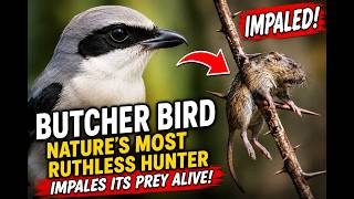 The Butcher Bird: How This Tiny Predator Impales Its Prey Alive