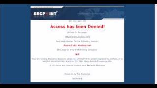 Protector UTM Web Filter Log