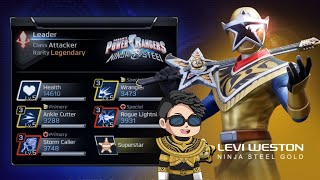 الكشف عن جميع حركات ليفاي ويستون نينجا ستيل جولد! | باور رينجرز ليجاسي وورز screenshot 2