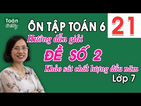 Video Chữa đề khảo sát chất lượng đầu năm toán 7 - [KH... - YouTube