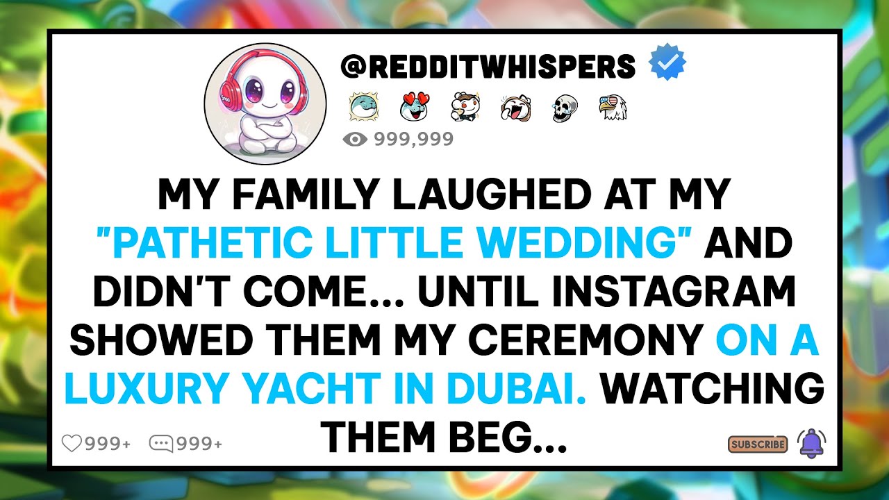 My Family Laughed At My ‘Miserable Little Wedding’… Until They Saw My Luxury Yacht Wedding In Dubai.