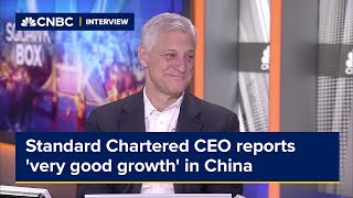 Standard Chartered CEO reports 'very good growth' in China