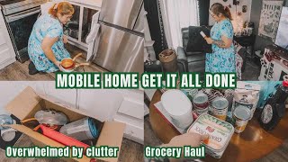 Overwhelmed Get It All Done Mobile Home Reset Grocery Haul And Declutter