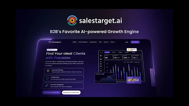 SalesTarget.ai | Discover Leads, Run Cold Email Outreach & Manage CRM — Just by Chatting with AI