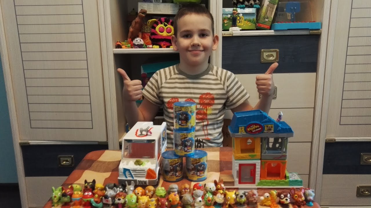 Распаковка Ugglys Pet Shop SURPRISE TOYS, Ugly Dogs, Poo and Blind Bags