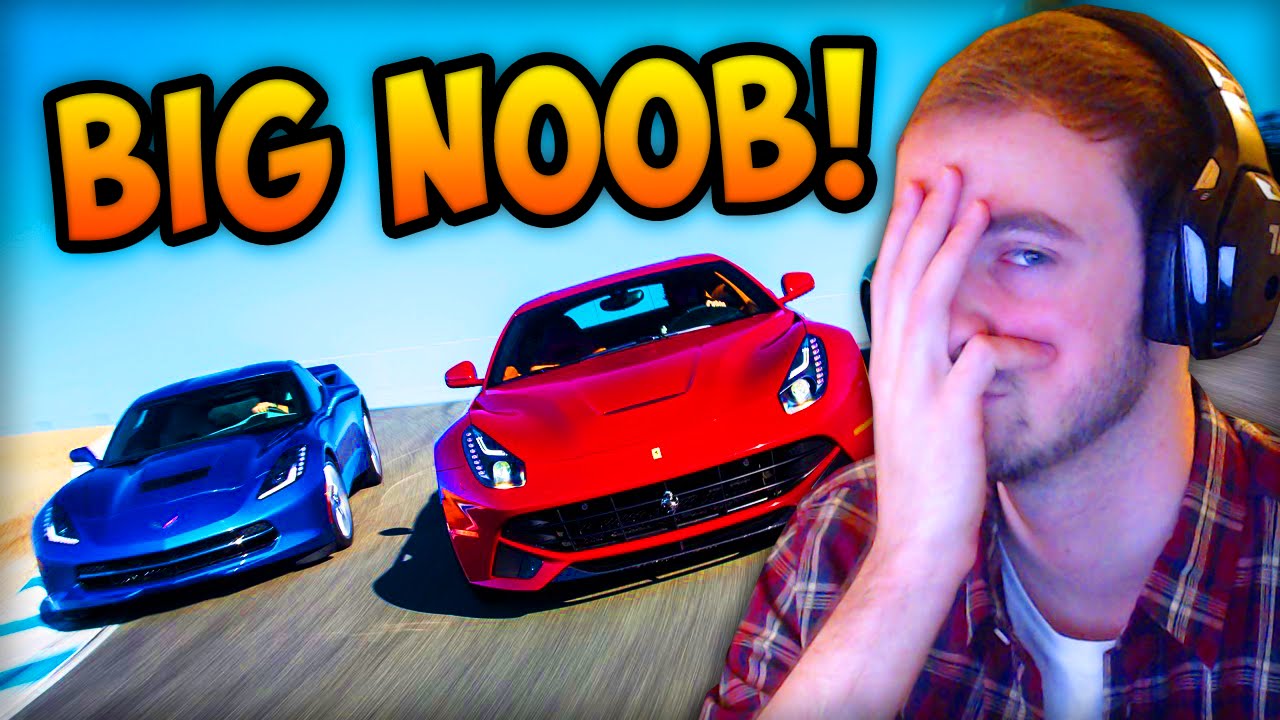 ali a big noob racing fail youtube