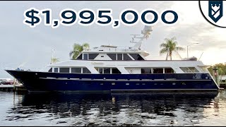 THIS 124' YACHT HAS BEEN DONATED TO CHARITY!